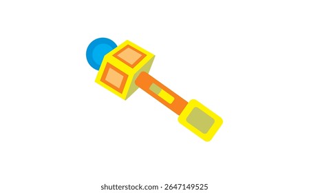 a colorful microphone vector illustration