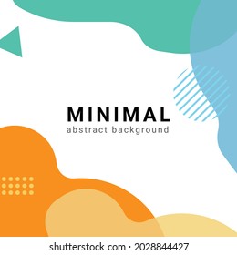colorful minimal abstract background vector