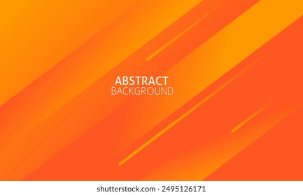 Colorful minimal abstract orange gradient geometric background design. Future geometric pattern with line effect. Bright color graphic creative concept.