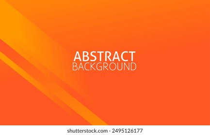 Colorful minimal abstract orange gradient geometric background design. Future geometric pattern with line effect. Bright color graphic creative concept.