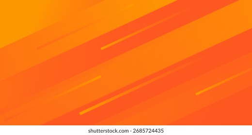 Colorful minimal abstract orange gradient geometric background design. Future geometric pattern with line effect. Bright color graphic creative concept.

