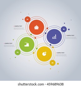 Colorful Minimal Infographics Layout Creative Design, Chart, Diagram, Presentation Template