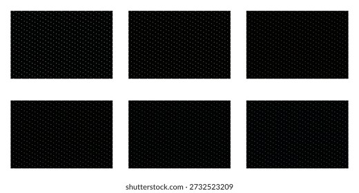 Colorful Minimalist Abstract Triangle Pattern Background Set on White Background Vector Illustration.