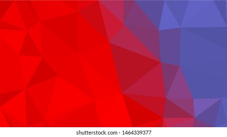Colorful minimalist modern gradient triangle background texture made out of triangles of  different sizes in vector art, to be used as background/texture for sites/posters (Low Poly texture)