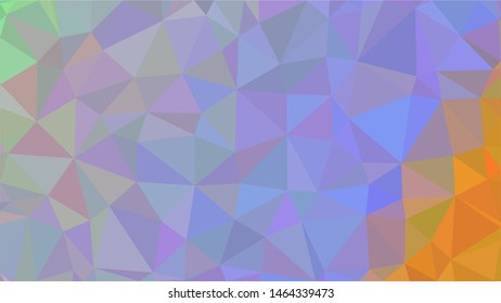Colorful minimalist modern gradient triangle background texture made out of triangles of  different sizes in vector art, to be used as background/texture for sites/posters (Low Poly texture)