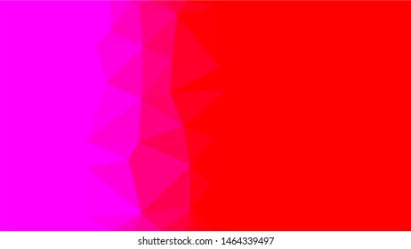 Colorful minimalist modern gradient triangle background texture made out of triangles of  different sizes in vector art, to be used as background/texture for sites/posters (Low Poly texture)