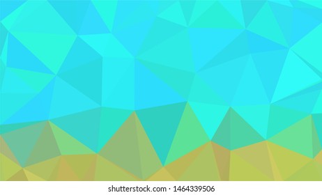 Colorful minimalist modern gradient triangle background texture made out of triangles of  different sizes in vector art, to be used as background/texture for sites/posters (Low Poly texture)