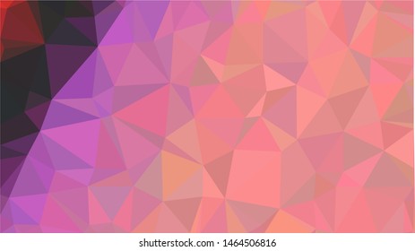 Colorful minimalist modern gradient triangle background texture made out of triangles of  different sizes in vector art, to be used as background/texture for sites/posters (Low Poly texture)