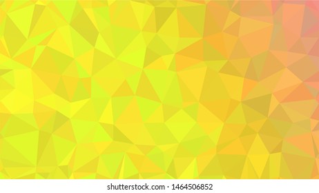Colorful minimalist modern gradient triangle background texture made out of triangles of  different sizes in vector art, to be used as background/texture for sites/posters (Low Poly texture)