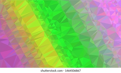 Colorful minimalist modern gradient triangle background texture made out of triangles of  different sizes in vector art, to be used as background/texture for sites/posters (Low Poly texture)