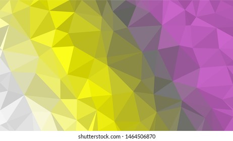 Colorful minimalist modern gradient triangle background texture made out of triangles of  different sizes in vector art, to be used as background/texture for sites/posters (Low Poly texture)