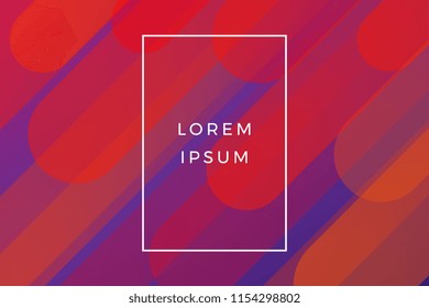 colorful minimalistic background with geometric dynamic shapes