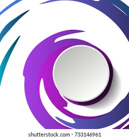 Colorful minimalistic image. Abstract pattern.