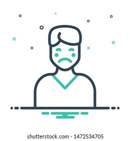 Colorful mix icon for pale