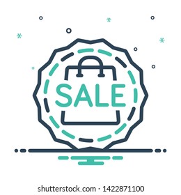 Colorful mix icon for sale