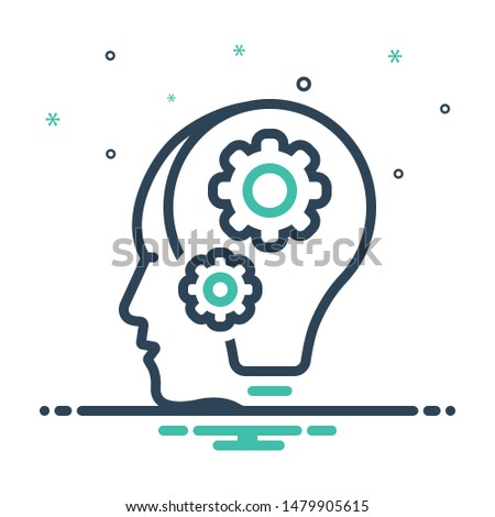 Colorful mix icon for understanding