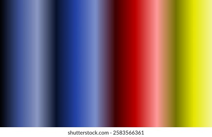 colorful modern abstract background 3D vertical geometric with gradient yellow blue red color,Minimalist style cover template with vibrant perspective 3d geometric vertical shapes.