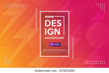 Colorful modern abstract geometry background. Vector illustration