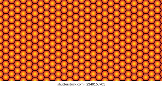 Fondo hexagonal abstracto colorido moderno