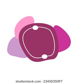 Elemento vector de forma abstracto colorido moderno