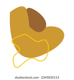Elemento vector de forma abstracto colorido moderno