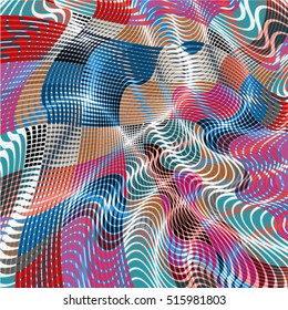 Colorful modern abstract stained background artistic mixed technique