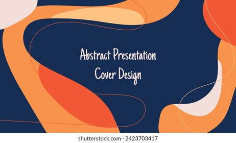 Colorful modern background with designed abstraction. Vector illustration.