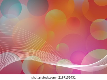 Colorful modern background in social network style. flow cover. latest backgrounds, popular backgrounds, circle background