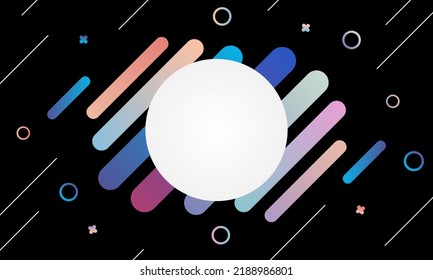 Colorful modern banner. Flat geometric background. Applicable for Presentation, Covers, Placards, Posters and Banner