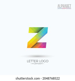 Colorful Modern Beauty and Fashion Origami Style Z Logo
