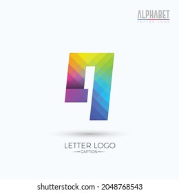 Colorful Modern Beauty and Fashion Origami Style Q Logo