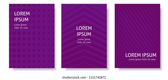 colorful modern cover design template with simple shape pattern