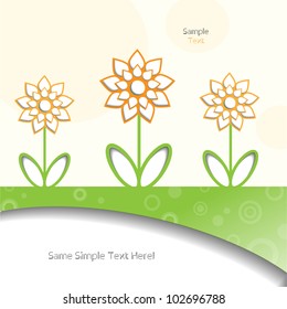 Colorful modern creative vector 3d  design with flower pattern