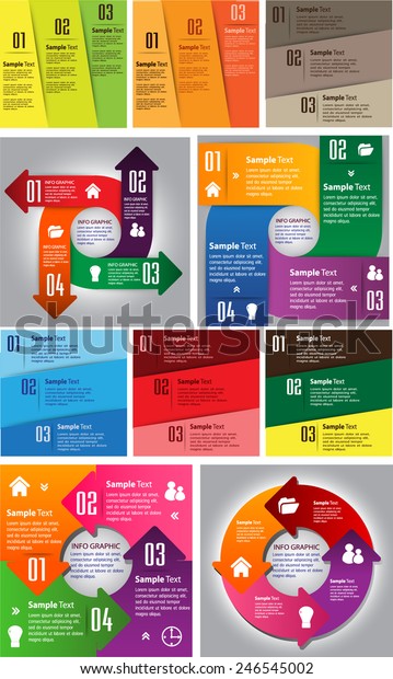 Colorful Modern Cycle Text Box Template Stock Vector (Royalty Free ...