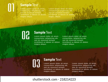 colorful modern design old paper text box template for website graphic technology and internet , labels, numbers. 