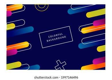 Colorful and modern editable background. Vector illustration.