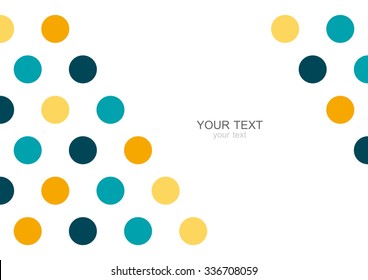 Colorful modern geometric abstract background template with designed ornament shapes. Vector pattern abstraction beautiful illustration with place for your text. Poster, business card, book, banner.
