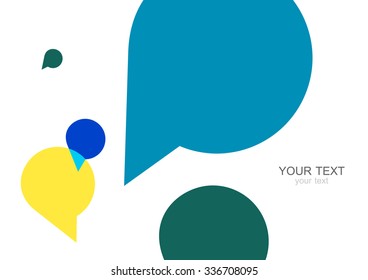 Colorful modern geometric abstract background template with designed ornament shapes. Vector pattern abstraction beautiful illustration with place for your text. Poster, business card, book, banner.

