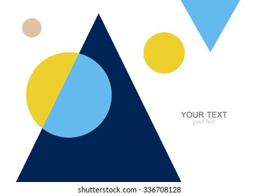 Colorful modern geometric abstract background template with designed ornament shapes. Vector pattern abstraction beautiful illustration with place for your text. Poster, business card, book, banner.
