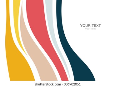 Colorful modern geometric abstract background template with designed ornament shapes. Vector pattern abstraction beautiful illustration with place for your text. Poster, business card, book, banner.