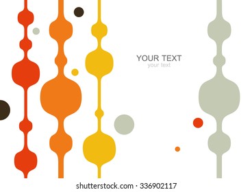 Colorful modern geometric abstract background template with designed ornament shapes. Vector pattern abstraction beautiful illustration with place for your text. Poster, business card, book, banner.