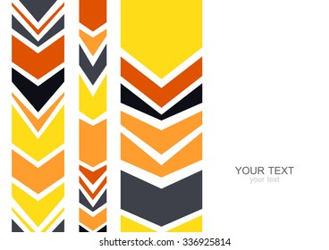 Colorful modern geometric abstract background template with designed ornament shapes. Vector pattern abstraction beautiful illustration with place for your text. Poster, business card, book, banner.