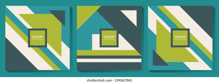 Colorful Modern Geometric Pattern Design