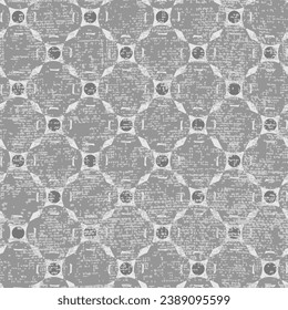 Colorful modern geometrical textured pattern. Vintage elements in oriental style.white , gray geometric pattern on white background with texture.