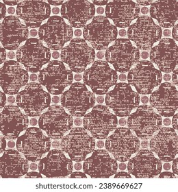 Colorful modern geometrical textured pattern. Vintage elements in oriental style.spring red theme geometric pattern on white background with texture.