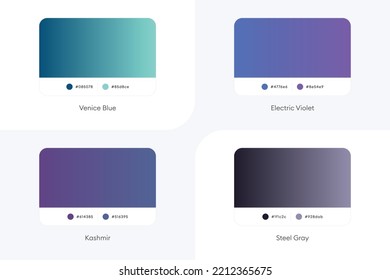 Colorful Modern Gradient Covers Template Set-070