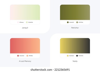 Colorful Modern Gradient Covers Template Set-063
