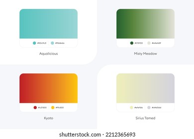 Colorful Modern Gradient Covers Template Set-062