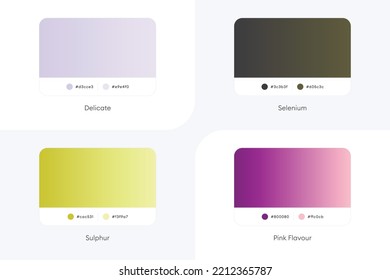 Colorful Modern Gradient Covers Template Set-014