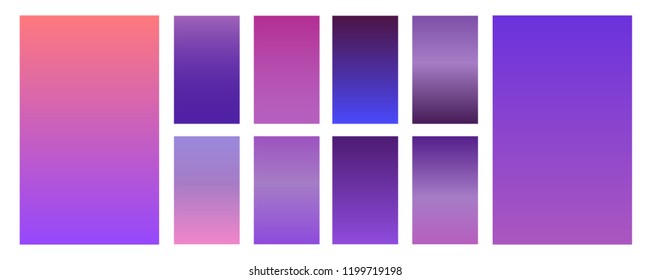 Colorful modern gradient soft backgrounds for mobile screen, user interface, website design, wallpaper, flyers, bannes, placard, poster, cards etc. Vector design